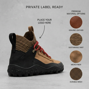 Botas de Senderismo Minimalistas Impermeables e Hidrófugas para Pies Descalzos, OEM, con Punta Ancha y Drop Cero, <span class=keywords><strong>Calzado</strong></span> de Exterior, Venta Directa de Fábrica al Por Mayor - Product Image 4