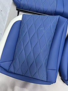 Fundas de Asiento de Coche de Cuero Mixto Personalizadas para la Fila Delantera y Trasera, 5 Plazas, para <span class=keywords><strong>VW</strong></span> Golf, <span class=keywords><strong>Caddy</strong></span>, Passat B8, Transporter T5, Polo - Product Image 3