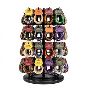 DAFNI BIG PAZAR Bohemian <b>Beaded</b> <b>Bracelet</b> with Natural Stone Precious Metal Alloy Micro Insert Unisex Gift - Product Image 1