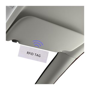 Etiqueta Adhesiva para Parabrisas de Vehículo, Mini Etiqueta RFID UHF de PVC Reimprimible y Regrabable, Anti-Demolición, Anti-Rotura, 860-960MHz, 1k - Product Image 1