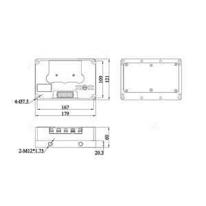 Fardriver nd72680 Chất lượng cao cấp nước làm mát BLDC điều khiển động cơ 72V DC 350A Max lập trình 5000W-6000W Max cho 72V DC - Product Image 5
