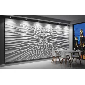 hot sale modern hotel interior decorative 3D wood wall panels design 20 years production