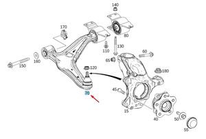 Bras de suspension inférieur gauche avant pour <span class=keywords><strong>Mercedes</strong></span> <span class=keywords><strong>EQA</strong></span> GLA GLB BEYAN, prix d'usine 1183300101 1183303301 2473308702 - Product Image 6