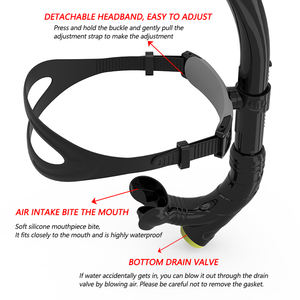 Boquilla de Silicona Suave y Cómoda para <span class=keywords><strong>Buceo</strong></span>, Tubo de Respiración para Entrenamiento Subacuático - Product Image 5