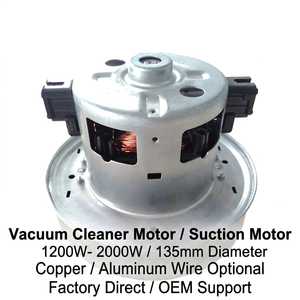 Moteur d'aspiration universel pour <span class=keywords><strong>aspirateur</strong></span>, 1200W-2000W, diamètre 135mm, pièce de rechange pour Bosch LG <span class=keywords><strong>Samsung</strong></span> - Product Image 4