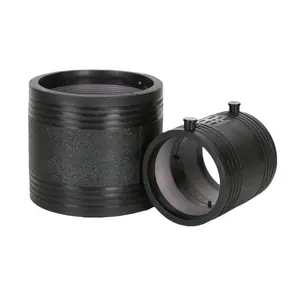 PE100 black polyethylene pipe welding hdpe electric fusion fittings