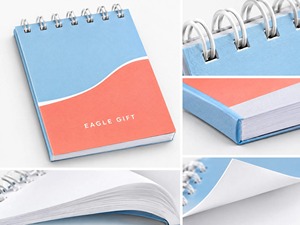 Carnets à couverture rigide bon marché en gros, reliure spirale personnalisée - Product Image 2