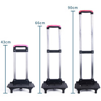 Chariots à main réglables pour hôtels et aéroports Chariot utilitaire de camping pliable portable Chariots à provisions Cartable Chariot à bagages