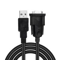 OEM/ODM RS485 FTDI Chip USB a macho a DB9 macho Cable serie con camisa de PVC para uso en computadoras en entornos industriales