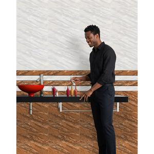 Polished Firebrick Ceramic Wall Tiles 30x45cm Glossy Glazed Design for Outdoor Interior Projects - Product Image 6