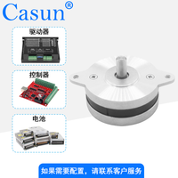 Moteur pas à pas hybride NEMA14 Pancake Casun de haute qualité 36SHD4301-15B 1,8 degré 2 phases avec poulie d'engrenage pour machines CNC 3D