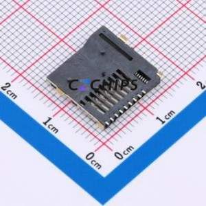 A-MicroTF-1.85A SD Card / Memory Card Connector SMD Connector Self-Return Type MicroSD Card (TF Card) Card Holder 1.85mm - Product Image 2
