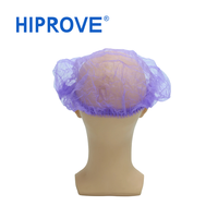 Bonnet bouffant non tissé à usage unique, plusieurs tailles et couleurs, couvre-chef respirant pour usage médical