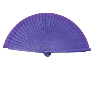 พัดไม้ไผ่ทำมือแบบคลาสสิก สีพื้นเรียบง่าย พร้อมลายพิมพ์สวยงาม - Product Image 5