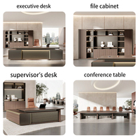 Chaise de bureau de direction modulaire, style simple et moderne, grand format, pour mobilier de direction, villa et maison, bureau de PDG, de président et de directeur
