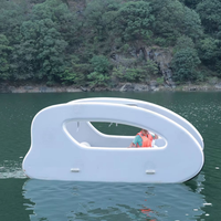 JOOLOOG High Duty Commercial PVC Petit Yacht Solaire Gonflable Bateau Catamaran Électrique avec Moteur Électrique