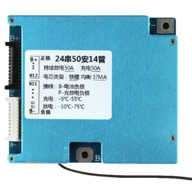 21S 22S 23S 24S 30A 40A 50A60A BMS for Lifepo4 Lithium Batteries 18650 Battery Protection Board with Balance Temperature Control