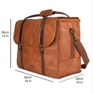 Bolsa de transporte de botellas de yute para 6 botellas de vino o cerveza, impermeable, de cuero PU, para pícnic al aire libre, muestra gratuita. - Product Image 3