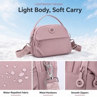 Sac bandoulière multifonctionnel léger et élégant, sac à main de qualité avec fermetures éclair, grande capacité, portable, vente en gros