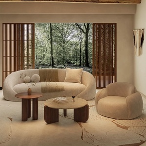 Sofá Curvo de Estilo Medieval para Hogar, Hotel o <span class=keywords><strong>Pequeño</strong></span> Salón de Belleza para Recepción o Área de Descanso en Sala de Estar - Product Image 4