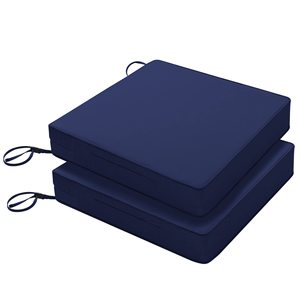 Customized Outdoor Waterproof Seat <b>Cushion</b> Square Thick Sponge Non Slip Chair <b>Pad</b> For Single Sofa - Product Image 2