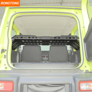 Portapacchi Espandibile in Alluminio Nero per <span class=keywords><strong>Bagagliaio</strong></span> <span class=keywords><strong>Auto</strong></span>, Compatibile con Suzuki Jimny 3 Porte 2019+, Accessori per <span class=keywords><strong>Auto</strong></span> - Product Image 4