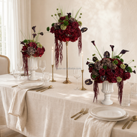 Arrangement floral de luxe pour mariage et événements, centre de table floral, centre de table de mariage