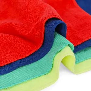 16x16 Buck Pack 12 40 X 40cm 200gsm 300gsm Microfibre Cleaning Car Wash Cloths Absobrent Kitchen Towel Microfiber Cleaning Cloth