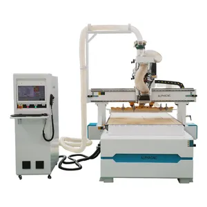 China the Best 4*8 ft 5*10 ft ATC CNC Router Machine for Wood Aluminum Metal Plastic MDF High Speed Cutting Milling Engraving