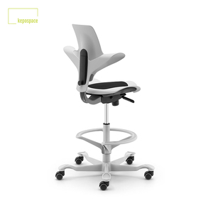 Chaise de laboratoire pivotante, tabouret de laboratoire, chaise de travail pour la science, la médecine, la dentisterie, la chimie, le laboratoire, le bureau, la protection ESD, chaise ergonomique de laboratoire, chaise selle - Product Image 3