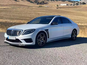 Kit carrosserie 2014-2017 en fibre de carbone, spoiler avant, diffuseur arrière pour <span class=keywords><strong>Mercedes</strong></span> Classe S W222, W222 S63 S65 AMG - Product Image 4