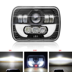 Venta caliente 5x7 ''LED faro 7x6 pulgadas Hi Low Beam DRL camión todoterreno 6000K Color blanco alta calidad 12V nueva condición para JEEP - Product Image 2