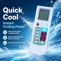 Contrôleur universel durable et écologique pour climatiseur à piles en plastique KT-109II pour usage domestique