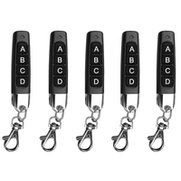 Télécommande sans fil pour porte de Garage, 12V DC, 4 boutons, Automobile, moto