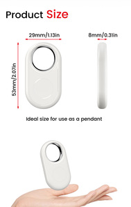 Etiqueta Inteligente Android e iOS, Localizador GPS Inteligente <span class=keywords><strong>Google</strong></span> Find My Device, AirTag para Buscar Llaves, Equipaje, Mascotas, Carteras y Bolsos - Product Image 2