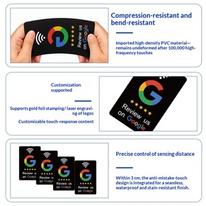 Tarjeta NFC de reseñas, Tarjeta de comentarios de <span class=keywords><strong>YouTube</strong></span> con Google Tap-to-Share, Tarjeta de intercambio de eventos <span class=keywords><strong>para</strong></span> citas en Line/WhatsApp, Hecho a medida, Fabricado en China continental - Product Image 4