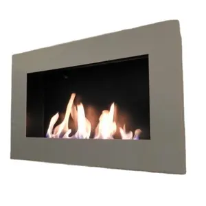 Wall mount Automatic Bio Ethanol Fireplace With Remote Controller