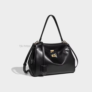 High-End Women's Large Capacity <b>Tote</b> Bag <b>Zip</b> Closure Autumn Winter Cross-Body Satchel With Polyester Tanjing - Product Image 1