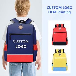 Sac à dos scolaire promotionnel pour enfants, marque privée, en tissu Oxford, impression numérique, léger, durable, avec compartiment pour ordinateur portable, logo personnalisé - Product Image 2