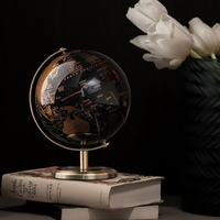 Globe terrestre tout-en-un en anglais, petite taille, adapté au bureau, au bureau d'étude, au salon, à la décoration de la maison, comme cadeau