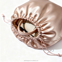 Sacs à poussière en soie de luxe personnalisés, sacs cadeaux de qualité avec cordon de serrage pour cosmétiques, bijoux, lingerie, sacs à main, pochette en satin pour cheveux