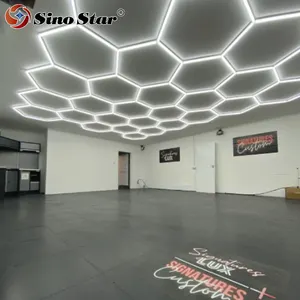 STC202 Save discount garage lamp CRI>90 hexagon detailing lighting 110lm/w car workshop led light Automobile Service Light