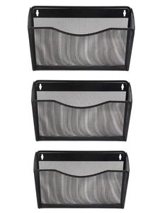Hot Sale Office Supplies School Home Household Wire Metal Mesh Wall Mounted Hanging Paper Organizer Shelves - Product Image 4