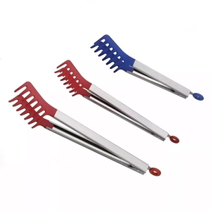 Heat Resistant Nylon Food Tong Pasta Comb Type <strong>Spaghetti</strong> Food Serving Tong Bread <strong>Clips</strong> - Product Image 1