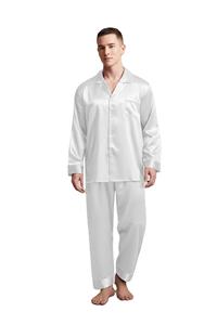 100% Silk 16mm <strong>Short</strong> Sleeve and <strong>Shorts</strong> Pajamas Silk 2pcs <strong>PJ</strong> <strong>Set</strong> - Product Image 6