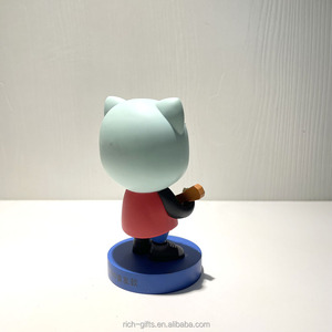 Quantité minimale de commande 100pc Anime jouets Silicone décoration de bureau personnalisé poupée boîte aveugle cadeau promotionnel 3D dessin animé figurine - Product Image 3