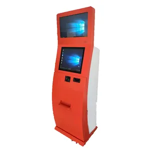 Touch Screen Automation Airport Security Visitor Management Card Dispenser Self Check In Hotel Kiosk with Operating System