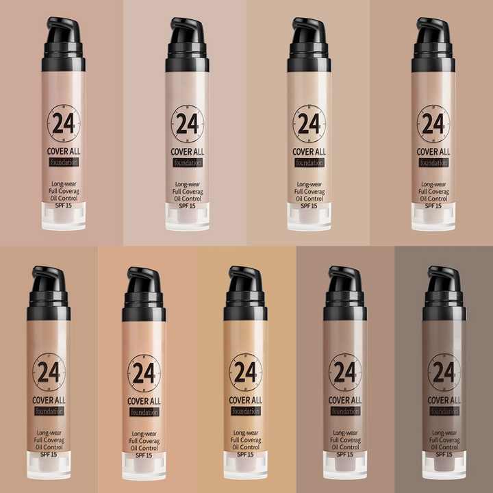 Private Label Hot Selling Liquid Foundation Matte Longlasting Full