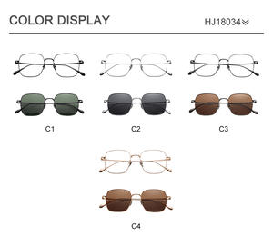 Lunettes à monture semi-titane ultralégères, anti-<span class=keywords><strong>allergie</strong></span>, design classique, verres anti-lumière bleue - Product Image 2