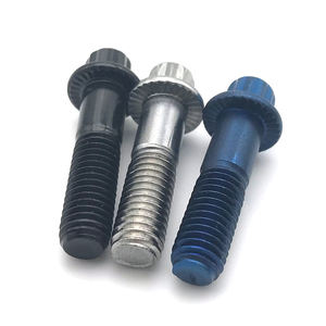 Tornillos <span class=keywords><strong>de</strong></span> Titanio Gr5 con Doble Perno, Modificación <span class=keywords><strong>de</strong></span> Tubo <span class=keywords><strong>de</strong></span> Escape CNC, Tornillos M8M10 con Acabado Liso, Pernos <span class=keywords><strong>de</strong></span> Brida para Automóviles y Motocicletas - Product Image 4